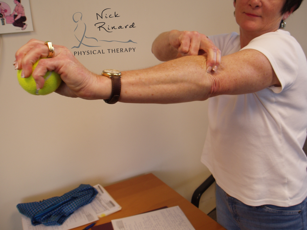 Hands-on physical therapy treatment and movement assessment