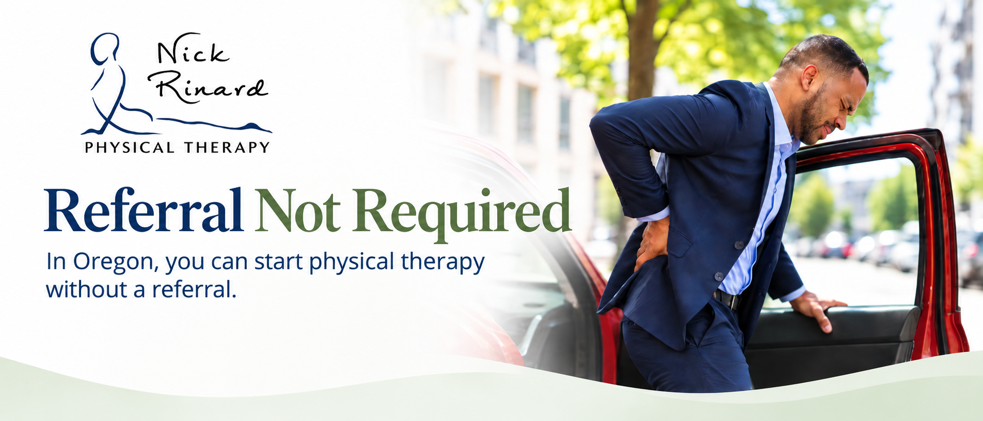 Referral-free physical therapy at Nick Rinard Physical Therapy